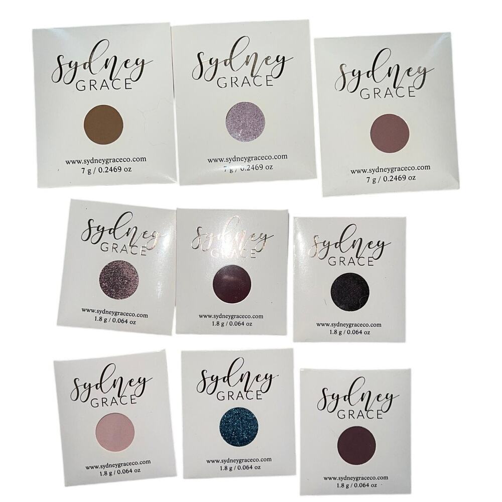 Sydney Grace Eyeshadow and Face Makeup Bundle Lot New in Box